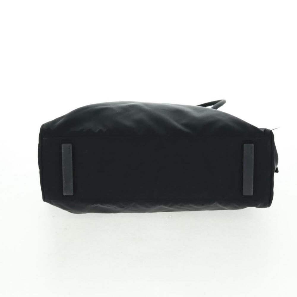 PRADA Hand Bag Nylon Leather Black Silver Auth ep12566 - Picture 5 of 16